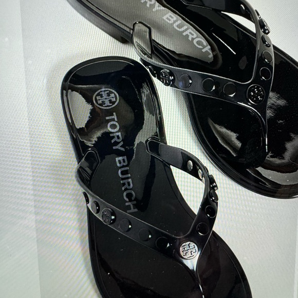 Tory Burch Women's Studded Jelly Sandals Size 7 - Picture 6 of 6